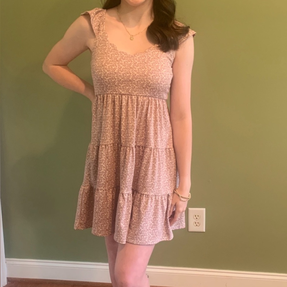 Floral‎ Pink Women's Dress
